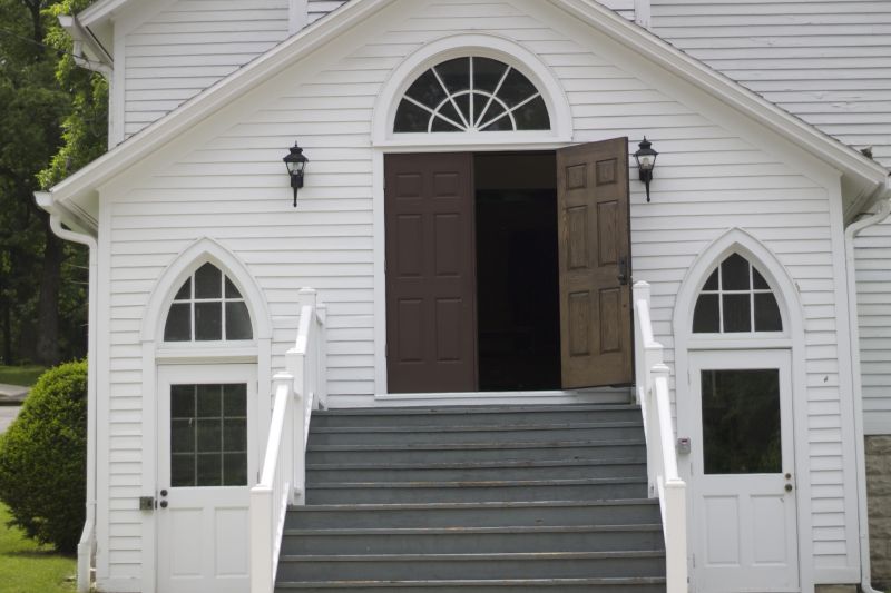 Church Door Painting